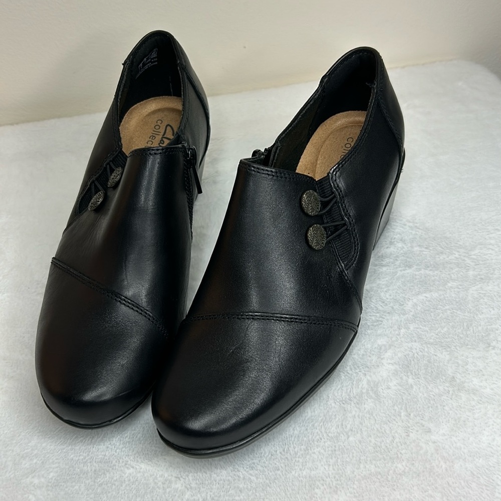 Clark’s collection Emslie Warren slip black on loafer